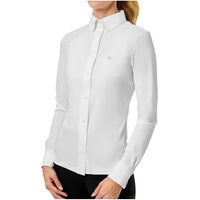 Produktbild von Equestrian Stockholm Reitshirt Performance Langarmshirt für Damen in Weiß Größe S aus Polyamid