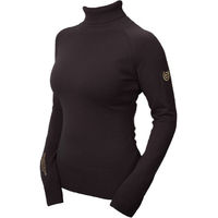 Produktbild von Equestrian Stockholm Rollkragenpullover Damen Polo Top Golden Brown Größe M
