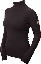 Equestrian Stockholm Rollkragenpullover Damen Polo Top Golden Brown Größe S – Bild 1 von 1