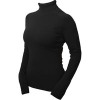 Produktbild von Equestrian Stockholm Rollkragenpullover Damen Schwarz Baumwolle Größe M