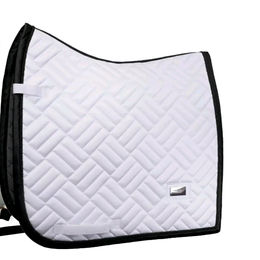 Produktbild von Equestrian Stockholm Schabracke Dressur Modern Black Edition Weiß Schwarz aus Polyester