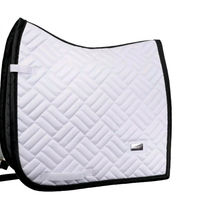 Produktbild von Equestrian Stockholm Schabracke Dressur Modern Black Edition Weiß Schwarz aus Polyester