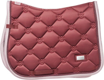 Equestrian Stockholm Springschabracke Amber Rose für Cob in Rot Rosa Silber aus Polyester – Bild 1 von 1