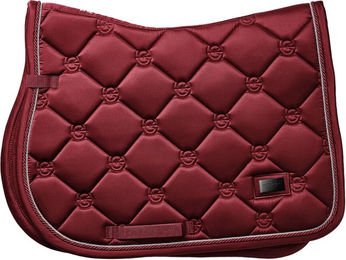 Produktbild von Equestrian&Stockholm Springschabracke für Warmblut in Rot aus Polyester