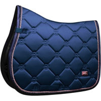 Produktbild von Equestrian Stockholm Springschabracke Lagoon Blush in Blau und Roségold für Cob aus Polyester