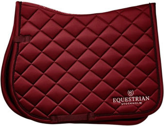 Equestrian Stockholm Springschabracke Line Bordeaux Größe Full – Bild 1 von 3
