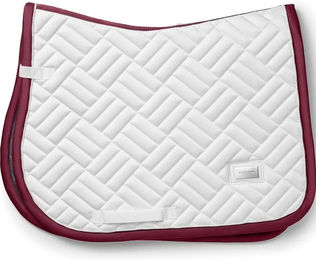 Equestrian Stockholm Springschabracke Modern White Merlot Full – Bild 1 von 1