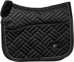 Equestrian Stockholm Springschabracke Vegan Fur Crystal Schwarz Cob – Bild 1 von 1