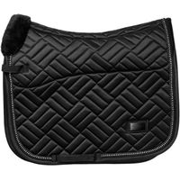 Produktbild von Equestrian Stockholm Springschabracke Vegan Fur Crystal Schwarz Cob