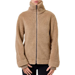Equestrian Stockholm Teddy Fleece Jacke Damen Sand Größe S – Bild 1 von 8