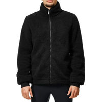 Produktbild von Equestrian Stockholm Teddy Reitjacke Fleece mit Reißverschluss für Herren Schwarz Größe S