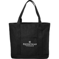 Produktbild von Equestrian Stockholm Tote Bag Tragetasche aus Stoff Schwarz One Size