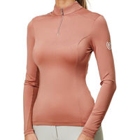 Produktbild von Equestrian Stockholm Trainingsshirt Damen Mesh Sommer Koralle XS