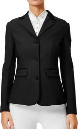 Equestrian Stockholm Turnierjacket Classic Damen Schwarz Wasserabweisend Nylon Größe L – Bild 1 von 3