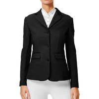 Produktbild von Equestrian Stockholm Turnierjacket Classic für Damen in Schwarz wasserabweisend aus Nylon Größe XS