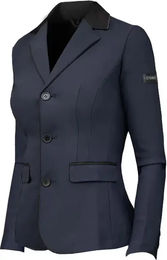 Equestrian Stockholm Turnierjacket Damen Blau Wasserabweisend Nylon Größe L – Bild 1 von 2