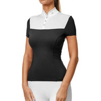 Produktbild von Equestrian Stockholm Turnierpolo mit langen Ärmeln für Damen in Schwarz oder Weiß