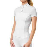 Produktbild von Equestrian Stockholm Turniershirt Revenew Reitshirt für Damen in Weiß XS aus Polyester