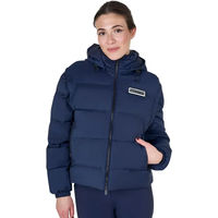 Produktbild von Equestro 3-in-1 Damen Jacke mit Kapuze Blau XS Ganzjährig