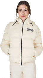 Produktbild von Equestro 3-in-1 Damen Jacke mit Kapuze ganzjährig in Weiß oder Beige Größe S
