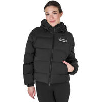 Produktbild von Equestro 3-in-1 Damen Jacke mit Kapuze Schwarz XL