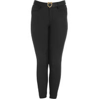 Produktbild von Equestro Amani Reithose Mid Grip für Kinder in Schwarz