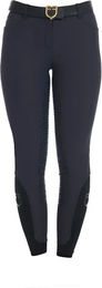Equestro Aria Reithose Damen Full Grip Blau Größe 36 – Bild 1 von 2