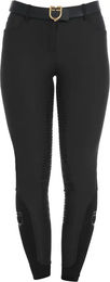Equestro Aria Reithose Damen mit Vollgrip in Schwarz Größe 48 IT – Bild 1 von 2
