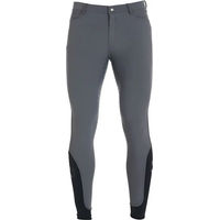 Produktbild von Equestro Aria Reithose Full Grip für Herren in Grau Größe 42
