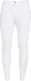 Produktbild von Equestro Aria Reithose für Herren mit Full Grip Silikonbeschichtung in Weiß Größe 44 IT