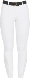 Equestro Aria Slim Fit Vollgrip Reithose Damen Weiß Nylon Größe 40 IT – Bild 1 von 2