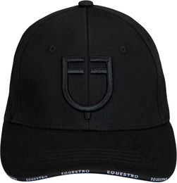 Produktbild von Equestro Baseball-Cap aus Baumwolle für Damen und Herren in Schwarz