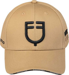 Equestro Baseball-Cap Unisex aus Baumwolle Schwarz/Beige One Size – Bild 1 von 1