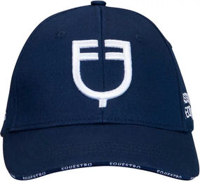 Produktbild von Equestro Baseball Kappe aus Baumwolle Blau Unisex