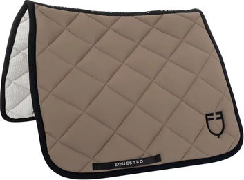 Equestro Black Line Schabracke Dressur aus Baumwolle Schwarz – Bild 1 von 2