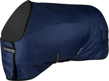 Produktbild von Equestro Bora Outdoor-Pferdedecke aus Fleece in Blau 120 cm mit 400g Füllung