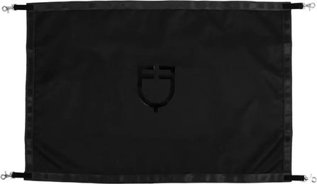 Equestro Boxen-Rollo aus Polyester mit Silikon-Logo in Schwarz – Bild 1 von 1