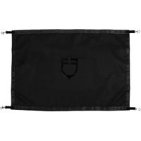 Produktbild von Equestro Boxen-Rollo aus Polyester mit Silikon-Logo in Schwarz