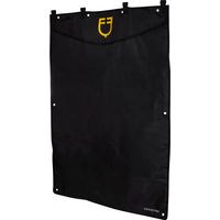 Produktbild von Equestro Boxvorhang Long mit gesticktem Logo aus Cordura in Schwarz