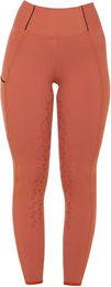 Produktbild von Equestro Classic Reitleggings Damen Full Grip Rot Größe L