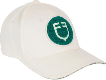 Produktbild von Equestro College Baseball Kappe aus Baumwolle Unisex Beige Weiß