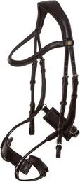 Produktbild von Equestro Collegiate Comfitec Trense mit Nasenriemen aus Leder in Braun Größe M