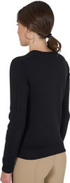 Produktbild von Equestro Crewneck Sweatshirt Damen Schwarz Baumwolle Größe S
