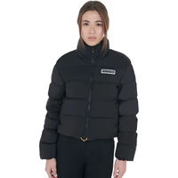 Produktbild von Equestro Crop-Daunenjacke Damen Schwarz aus Polyester
