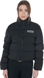 Equestro Crop-Daunenjacke für Damen in Schwarz aus Polyester – Bild 1 von 5