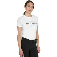 Produktbild von Equestro Damen Baumwoll-T-Shirt mit Logo Weiß XL