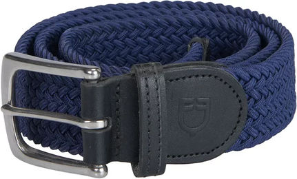 Produktbild von Equestro Damen Gürtel aus Nylon mit Kreuzmuster in Blau 118 cm