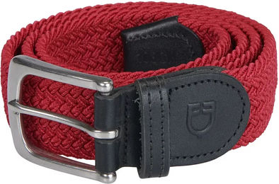 Produktbild von Equestro Damen Gürtel aus Nylon mit Kreuzmuster in Rot 82 cm