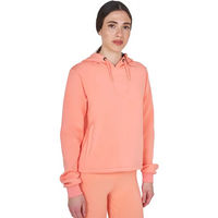 Produktbild von Equestro Damen Hoodie Cut Out Pullover aus Baumwolle Rosa XS