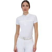 Produktbild von Equestro Damen Langarm Reitshirt Weiß Größe L